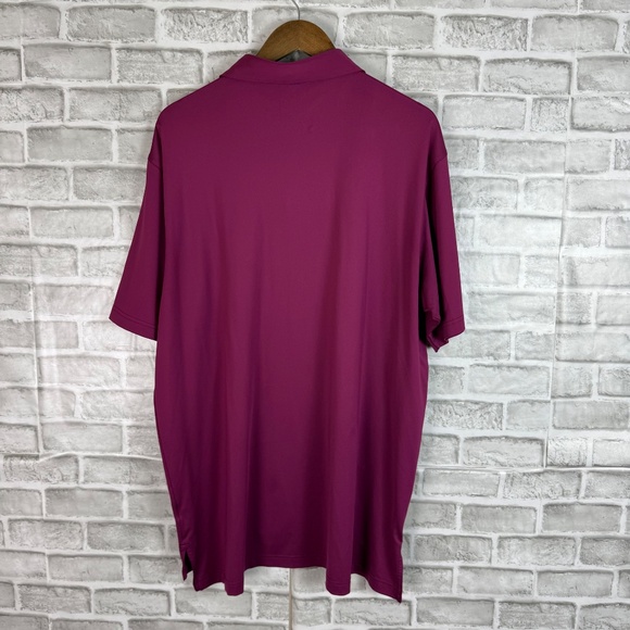 Peter Millar x Grayhawk GC Solid Maroon Performance Golf Polo Mens XL Stretch - Picture 5 of 8